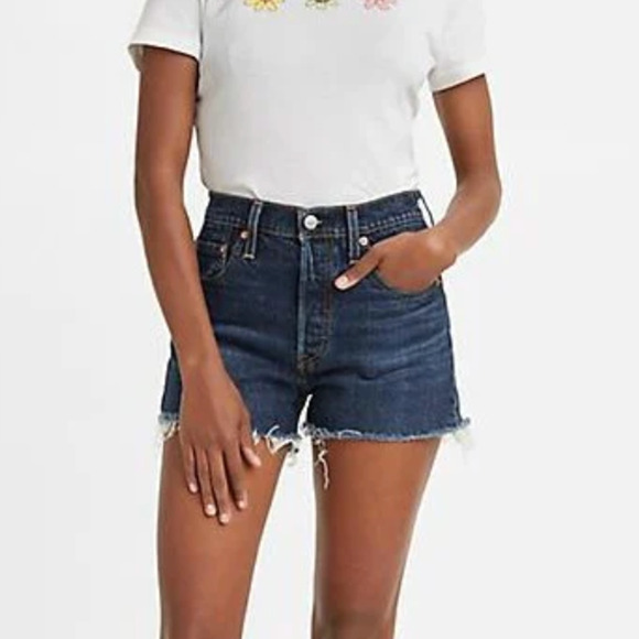 NEW Levi's Salsa T3 Mood 501 Original High Rise Jean Shorts sz 20W - Picture 1 of 11
